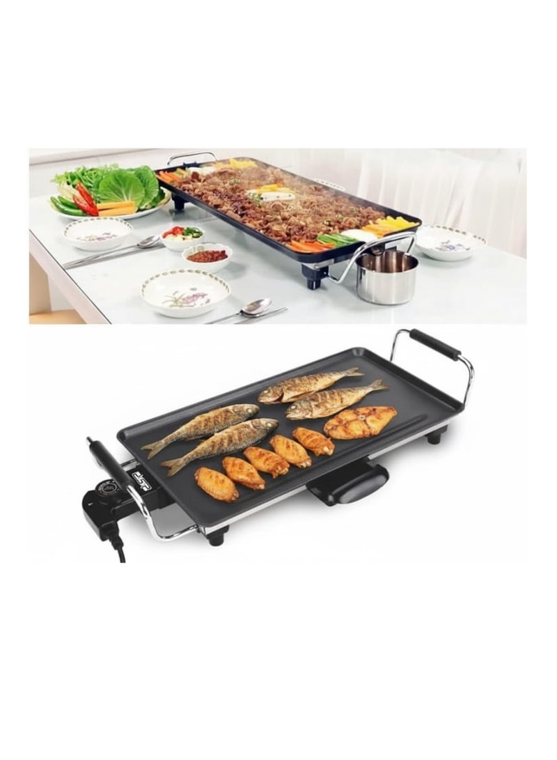 DSP Electric Grill  2000W  with Cast Aluminum Hot Plate Non-Stick Coating - Image 1